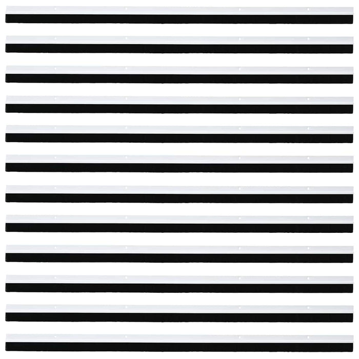 Spazzole per porte a vite 12 pcs Bianco 100 cm 42019542