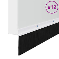 Spazzole per porte a vite 12 pcs Bianco 100 cm 42019544