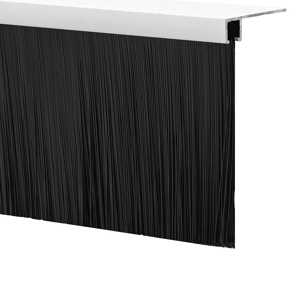 Spazzole per porte a vite 2 pcs Bianco 100 cm Lega di alluminio 42019547