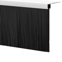 Spazzole per porte a vite 2 pcs Bianco 100 cm Lega di alluminio 42019547