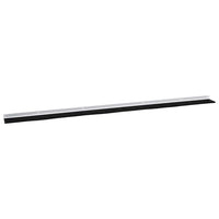 Spazzole per porte a vite 2 pcs Bianco 100 cm Lega di alluminio 42019547