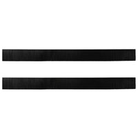 Spazzole per porte a vite 2 pcs Bianco 100 cm Lega di alluminio 42019548