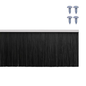 Spazzole per porte a vite 2 pcs Bianco 100 cm Lega di alluminio 42019548