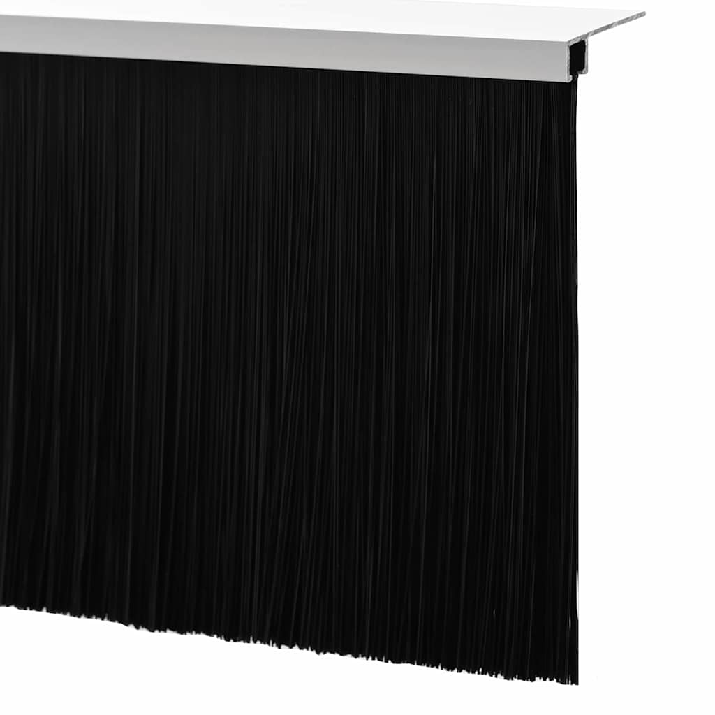 Spazzole per porte a vite 2 pcs Bianco 100 cm Lega di alluminio 42019549