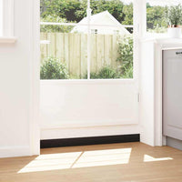 Spazzole per porte a vite 2 pcs Bianco 100 cm Lega di alluminio 42019549