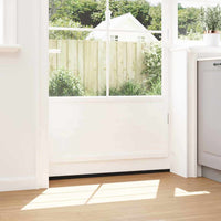 Spazzole per porte a vite 6 pcs Bianco 100 cm Lega di alluminio 42019550