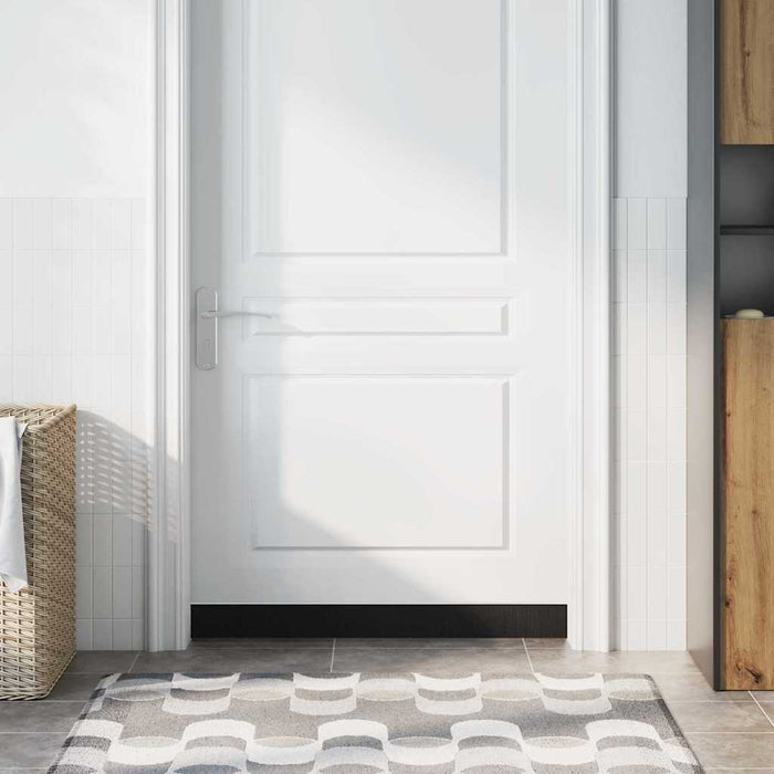 Spazzole per porte a vite 6 pcs Bianco 100 cm Lega di alluminio 42019553