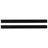 Spazzole per porte autoadesive 2 pcs Nero 100 cm 42019559