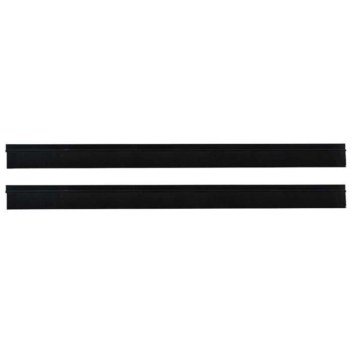 Spazzole per porte autoadesive 2 pcs Nero 100 cm 42019559