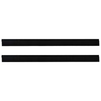 Spazzole per porte autoadesive 2 pcs Nero 100 cm 42019561