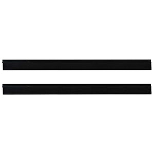 Spazzole per porte autoadesive 2 pcs Nero 100 cm 42019561