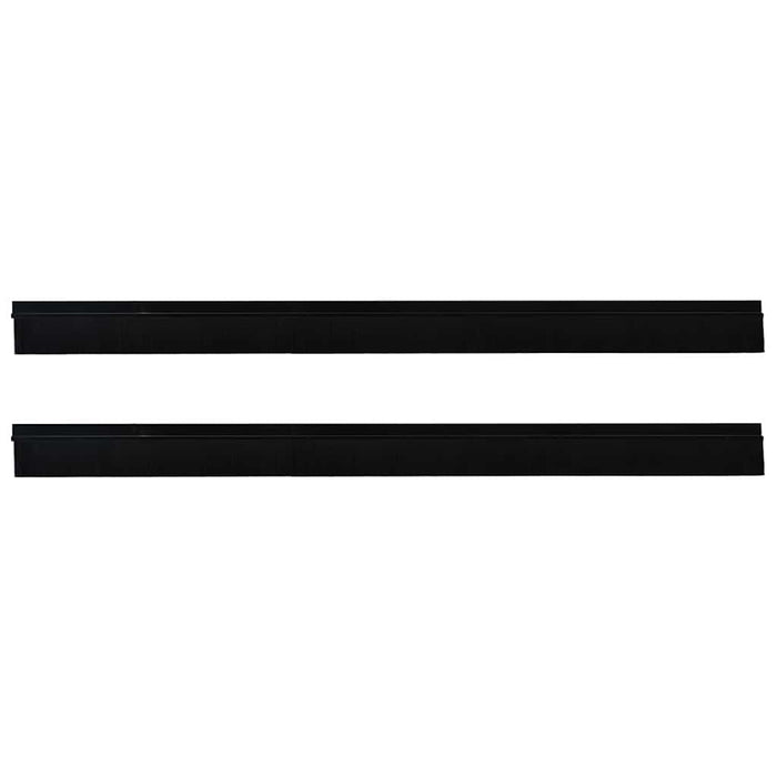 Spazzole per porte autoadesive 2 pcs Nero 100 cm 42019561