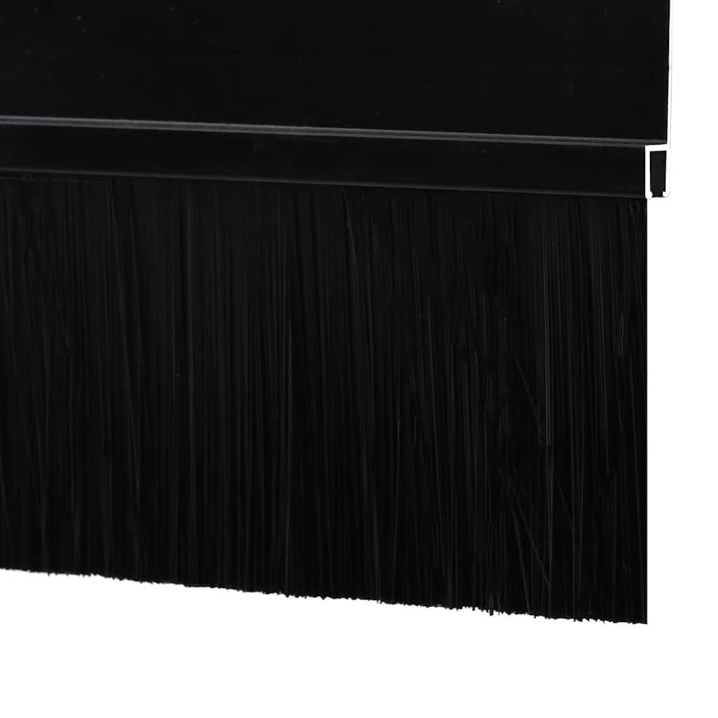 Spazzole per porte autoadesive 6 pcs Nero 100 cm 42019565
