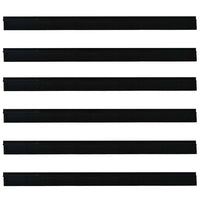 Spazzole per porte autoadesive 6 pcs Nero 100 cm 42019565