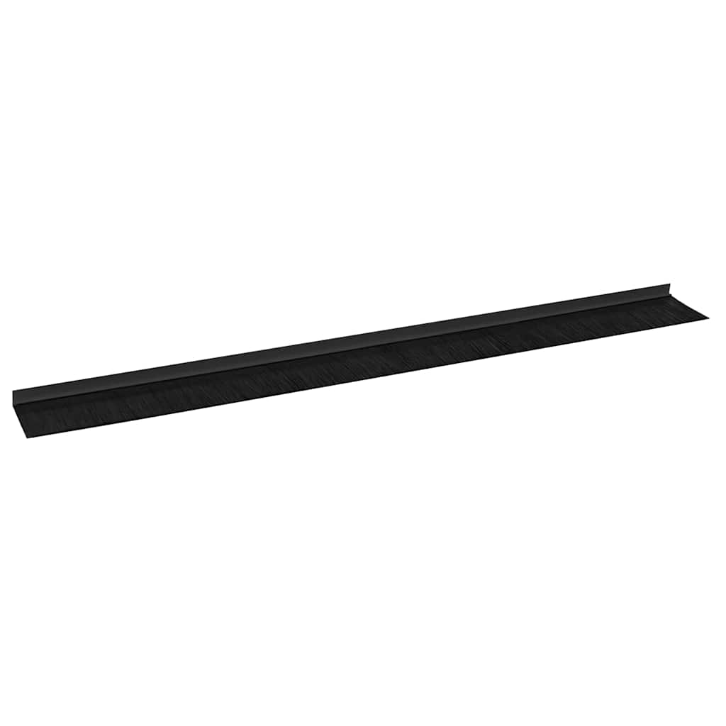 Spazzole per porte autoadesive 2 pcs Nero 100 cm 42019572