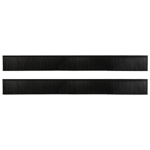 Spazzole per porte autoadesive 2 pcs Nero 100 cm 42019573