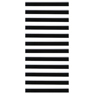 Spazzole per porte autoadesive 6 pcs Nero 100 cm 42019574