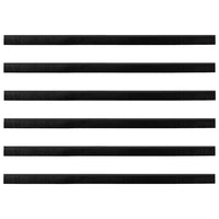 Spazzole per porte autoadesive 12 pcs Nero 100 cm 42019578