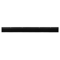 Spazzole per porte a vite 2 pcs Nero 100 cm Lega di alluminio 42019584