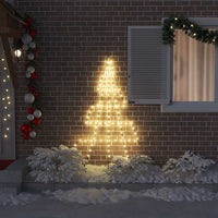 Albero di Natale LED con picchetti per il terreno Bianco caldo 42018737