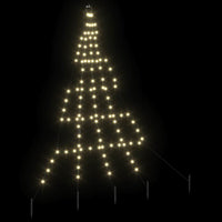 Albero di Natale LED con picchetti per il terreno Bianco caldo 42018737