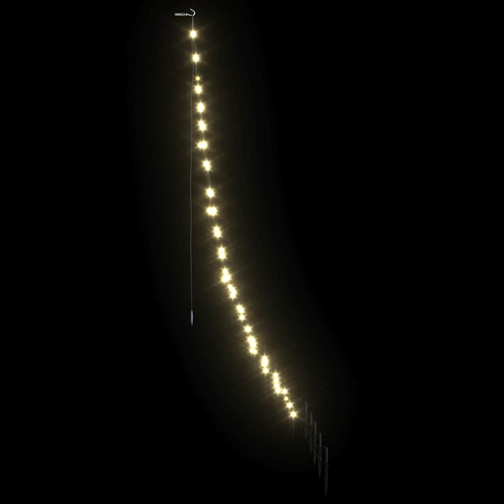 Albero di Natale LED con picchetti per il terreno Bianco caldo 42018737