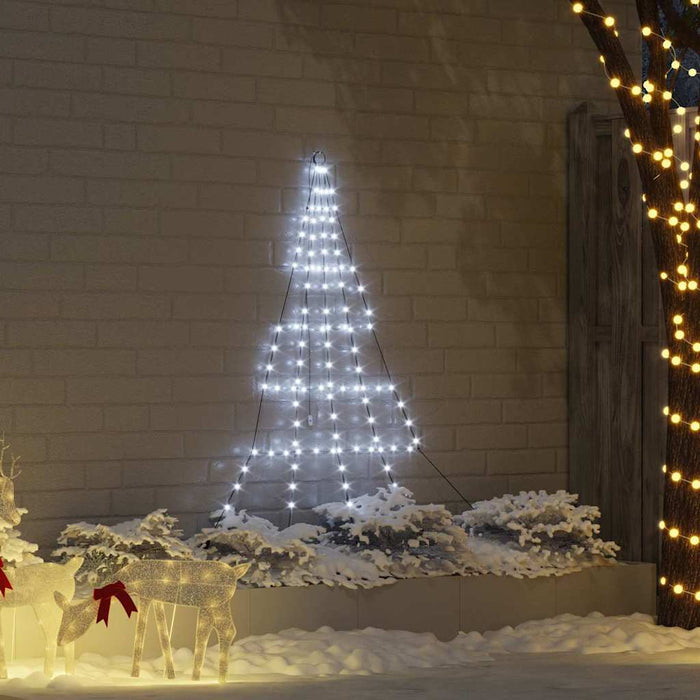 Albero di Natale LED con picchetti per il terreno Bianco freddo 42018738