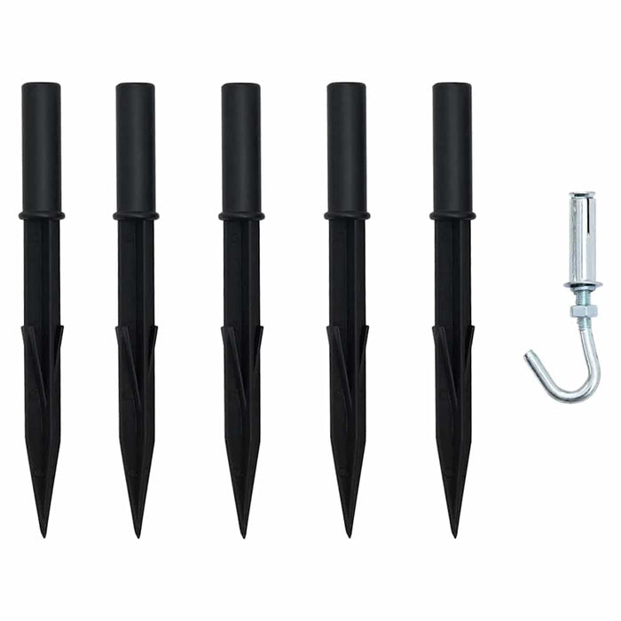 Albero di Natale LED con picchetti per il terreno Multicolore 42018739