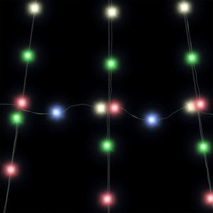 Albero di Natale LED con picchetti per il terreno Multicolore 42018739