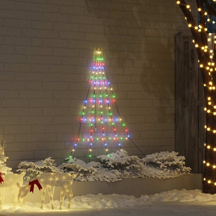 Albero di Natale LED con picchetti per il terreno Multicolore 42018739