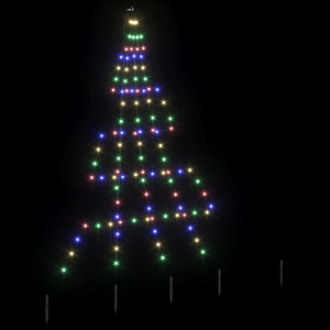 Albero di Natale LED con picchetti per il terreno Multicolore 42018739