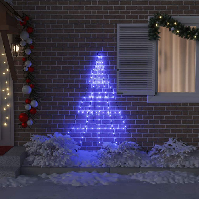 Albero di Natale LED con picchetti per il terreno Blu 180 cm 42018740