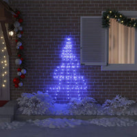 Albero di Natale LED con picchetti per il terreno-Luci decorative natalizie Blu 182 cm