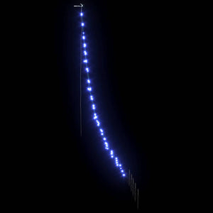 Albero di Natale LED con picchetti per il terreno Blu 180 cm 42018740