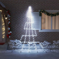 Albero di Natale LED con picchetti per il terreno Bianco freddo 42018742