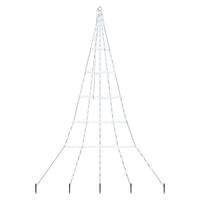 Albero di Natale LED con picchetti per il terreno Bianco freddo 42018742