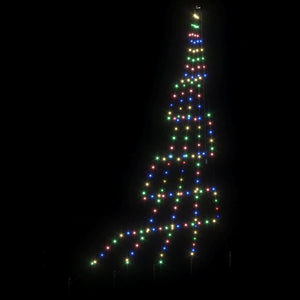 Albero di Natale LED con picchetti per il terreno Multicolore 42018743