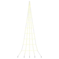 Albero di Natale LED con picchetti per il terreno Bianco caldo 42018745