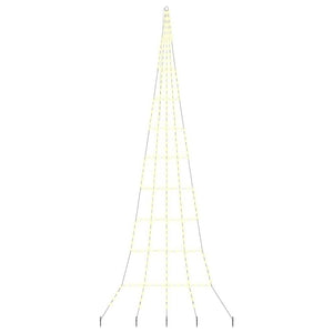 Albero di Natale LED con picchetti per il terreno Bianco caldo 42018745