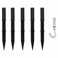 Albero di Natale LED con picchetti per il terreno-Luci decorative natalizie Bianco freddo 603321