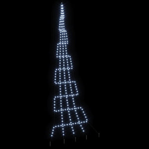 Albero di Natale LED con picchetti per il terreno Bianco freddo 42018746