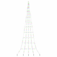 Albero di Natale LED con picchetti per il terreno Multicolore 42018747