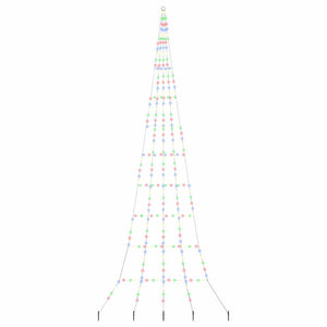 Albero di Natale LED con picchetti per il terreno Multicolore 42018747