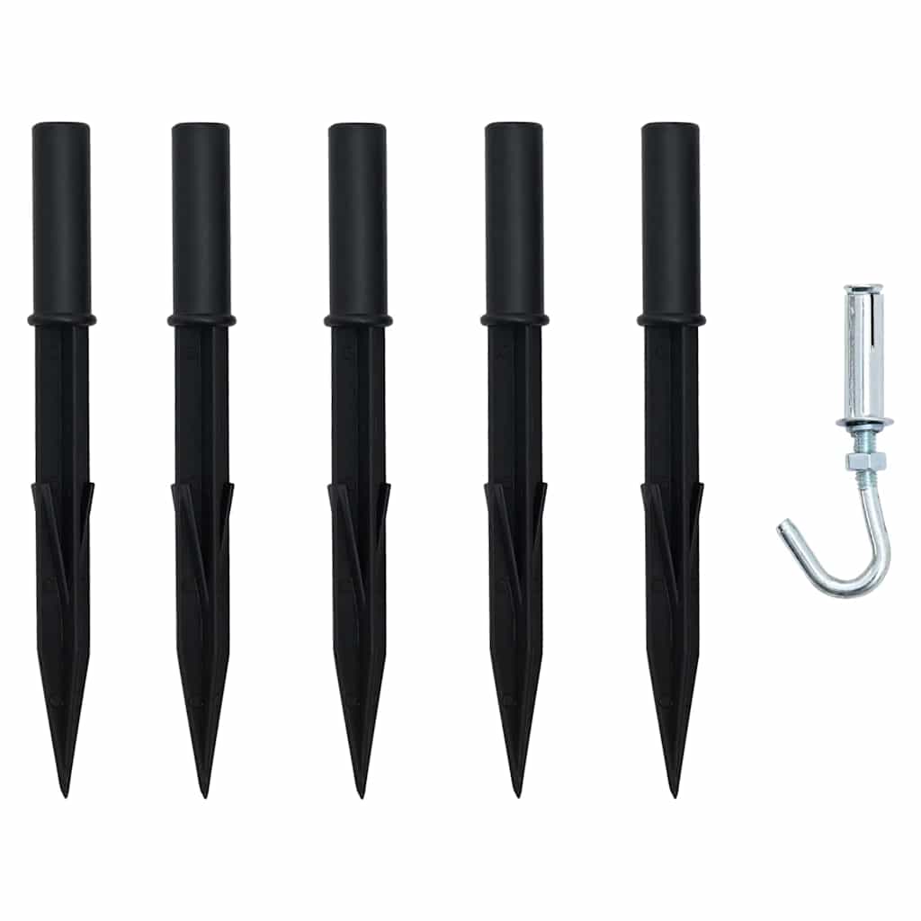 Albero di Natale LED con picchetti per il terreno Blu 500 cm 42018748