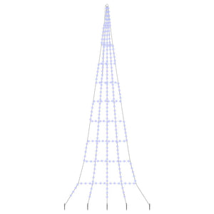 Albero di Natale LED con picchetti per il terreno Blu 500 cm 42018748