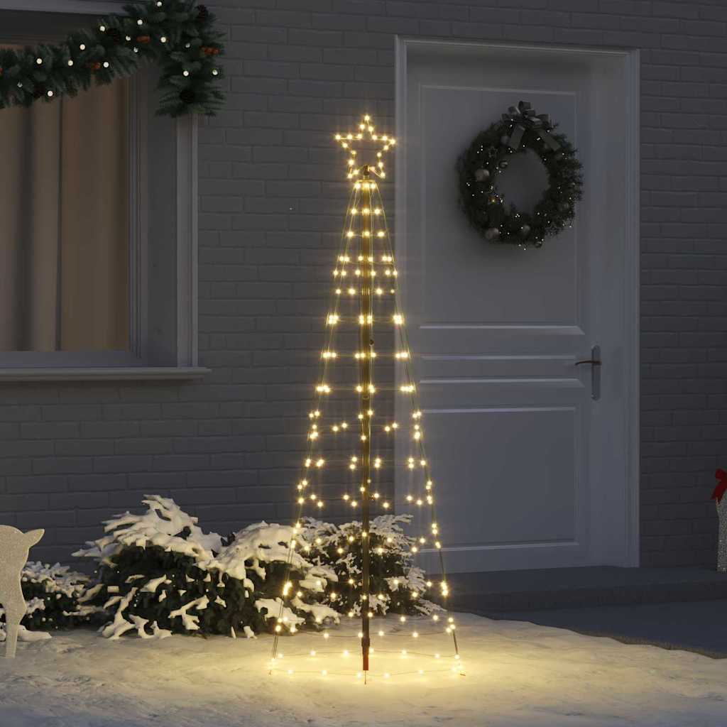 Albero di Natale LED con 390 LED Bianco caldo 250 cm Ferro 42018749