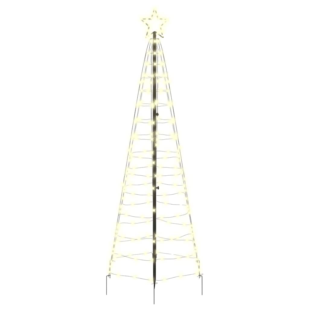 Albero di Natale LED con 390 LED Bianco caldo 250 cm Ferro 42018749