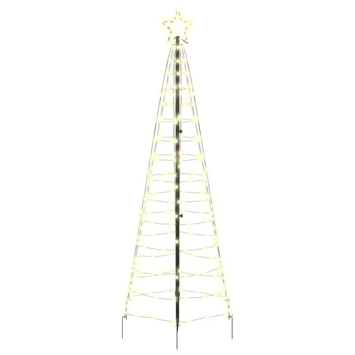 Albero di Natale LED con 390 LED Bianco caldo 250 cm Ferro 42018749