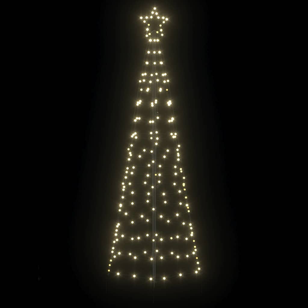 Albero di Natale LED con 390 LED Bianco caldo 250 cm Ferro 42018749