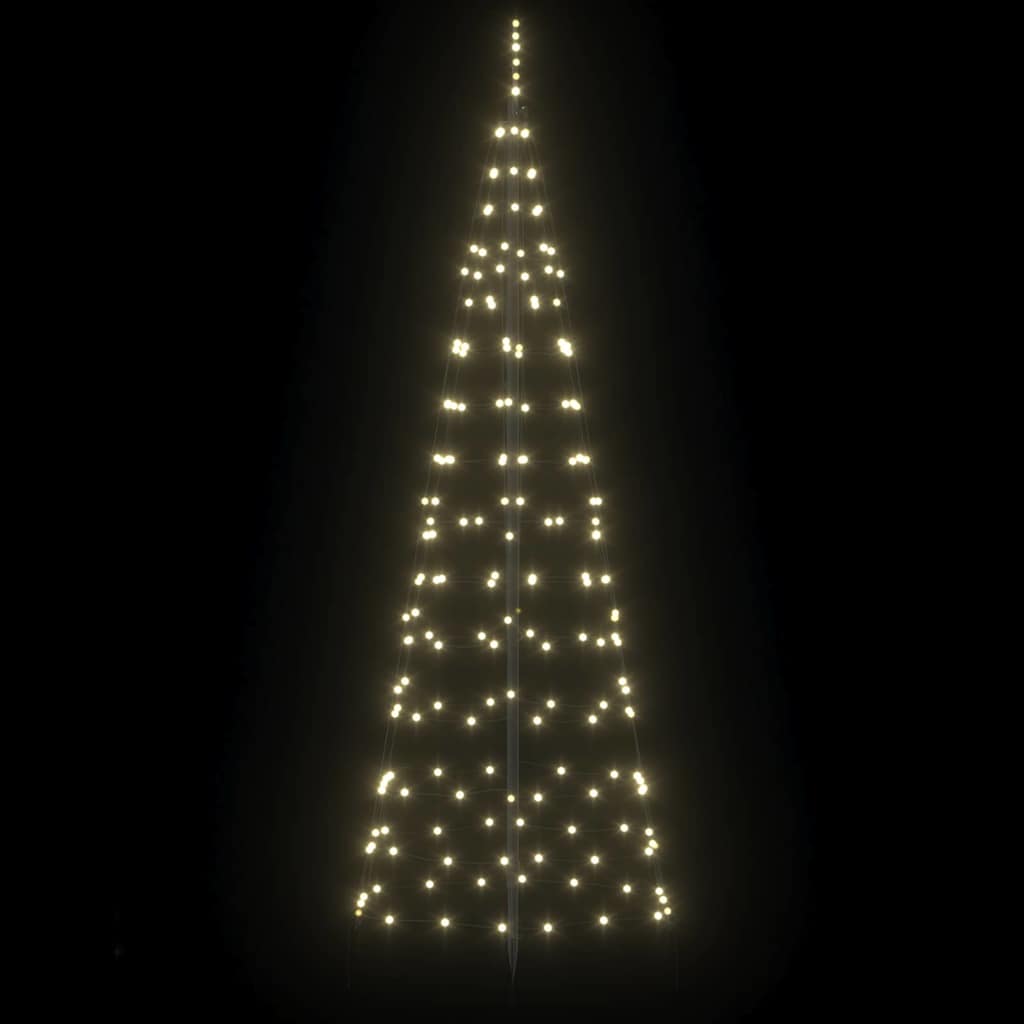 Albero di Natale LED con 390 LED Bianco caldo 250 cm Ferro 42018749